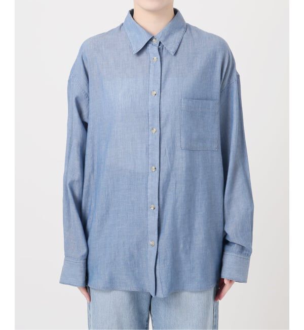 IENA「シアーデニムシャツ」|シャツ・ブラウス|