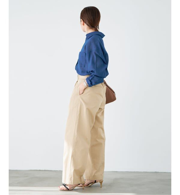 IENA「シアーデニムシャツ」|シャツ・ブラウス|