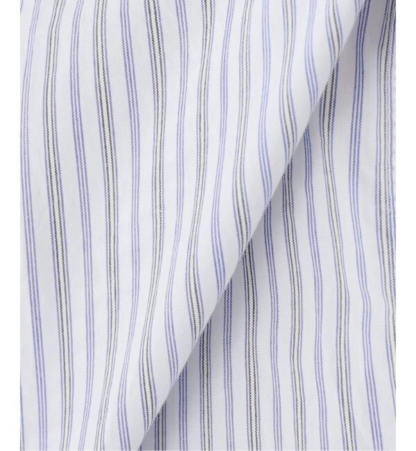 SLOBE IENA「フロントフリルストライプブラウス」|シャツ・ブラウス|