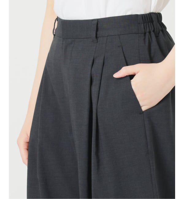 IENA「ウォッシャブル リネンミックスコクーンスラックス」|スラックス|