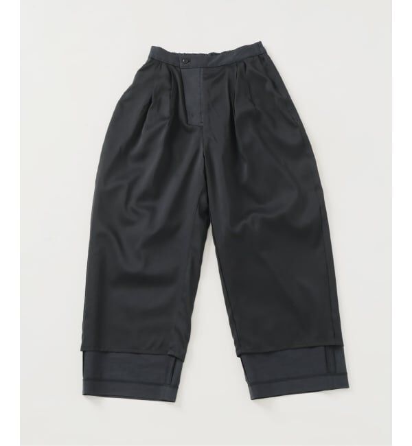 IENA「ウォッシャブル リネンミックスコクーンスラックス」|スラックス|