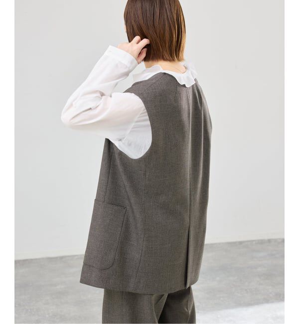 IENA「レーストリムフリルブラウス」|シャツ・ブラウス|