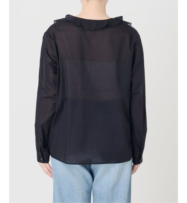 IENA「レーストリムフリルブラウス」|シャツ・ブラウス|