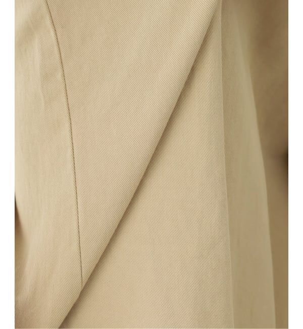 SLOBE IENA「《追加》パウダリーチノタックカーブトラウザー」|チノ|