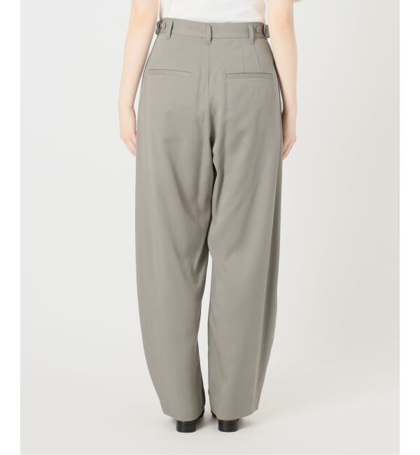 SLOBE IENA「《3サイズ展開》ワンタックバレルスラックス」|スラックス|