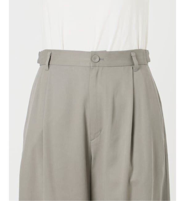 SLOBE IENA「《3サイズ展開》ワンタックバレルスラックス」|スラックス|