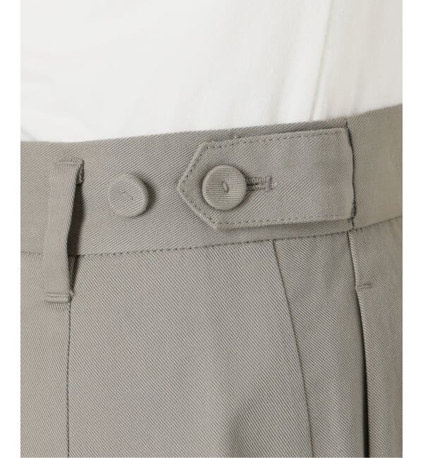 SLOBE IENA「《3サイズ展開》ワンタックバレルスラックス」|スラックス|