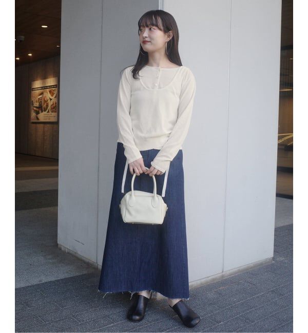 SLOBE IENA「《追加》tyn.TGOR/トゴール SLOBE別注 タンクセットカーディガン」|カーディガン|