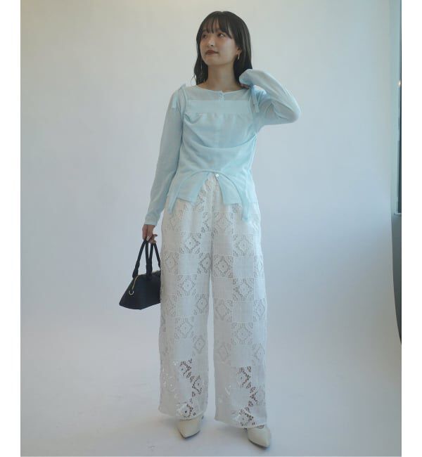 SLOBE IENA「《追加》tyn.TGOR/トゴール SLOBE別注 タンクセットカーディガン」|カーディガン|