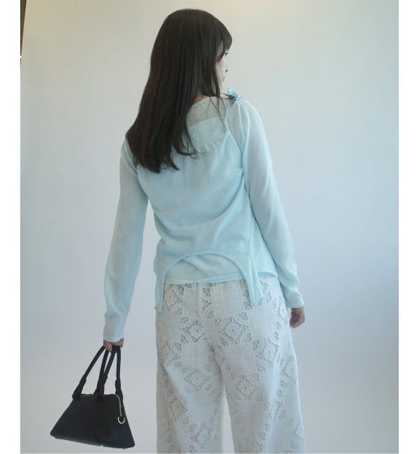 SLOBE IENA「《追加》tyn.TGOR/トゴール SLOBE別注 タンクセットカーディガン」|カーディガン|