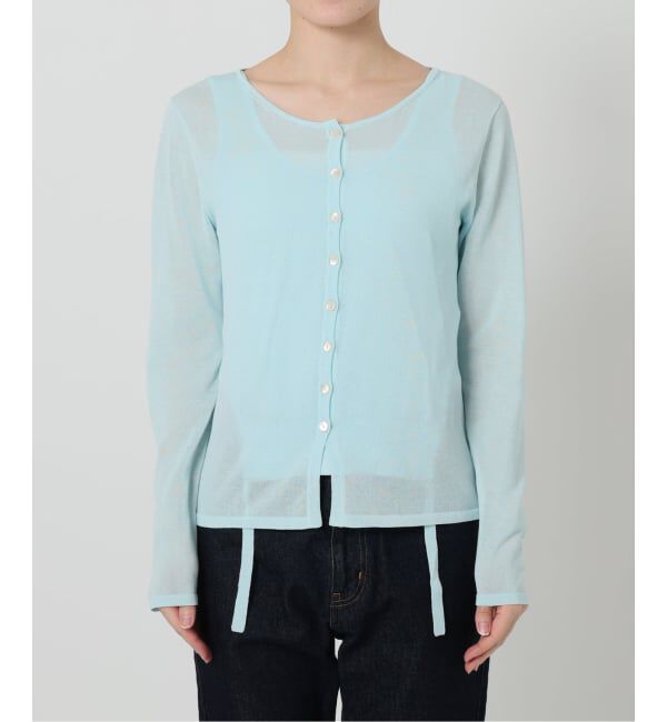 SLOBE IENA「《追加》tyn.TGOR/トゴール SLOBE別注 タンクセットカーディガン」|カーディガン|