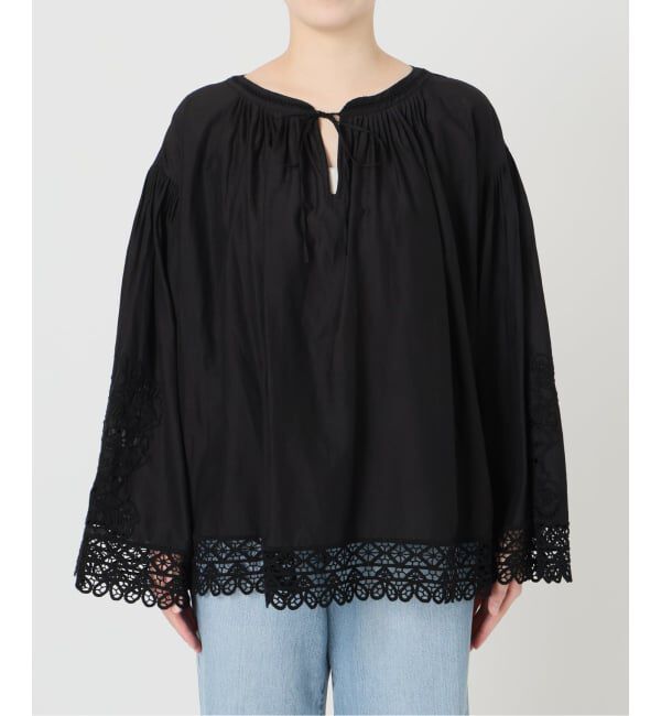 IENA「カットワークレースブラウス」|シャツ・ブラウス|