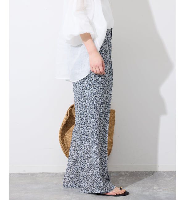 SLOBE IENA「《WEB限定/予約》Blue Flowerパンツ」|その他|