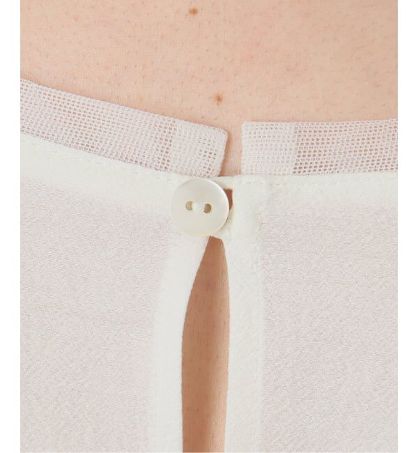 IENA「クルーネックシアーリブブラウス」|シャツ・ブラウス|