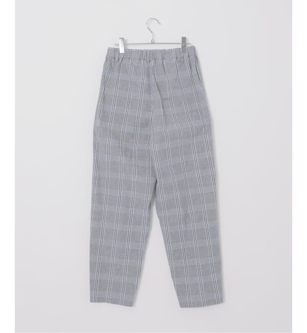 IENA「Maison IENA 別注 Nell/ネル チェックペグトップパンツ 261-202-61」|スラックス|