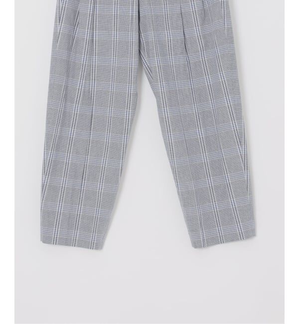 IENA「Maison IENA 別注 Nell/ネル チェックペグトップパンツ 261-202-61」|スラックス|