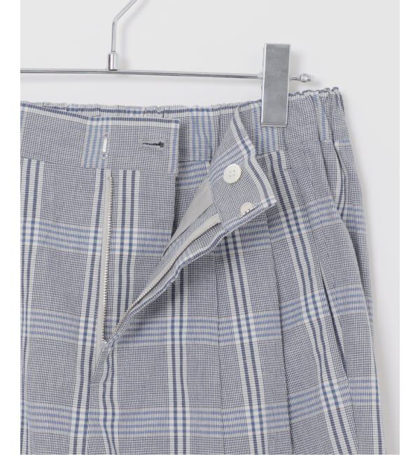 IENA「Maison IENA 別注 Nell/ネル チェックペグトップパンツ 261-202-61」|スラックス|