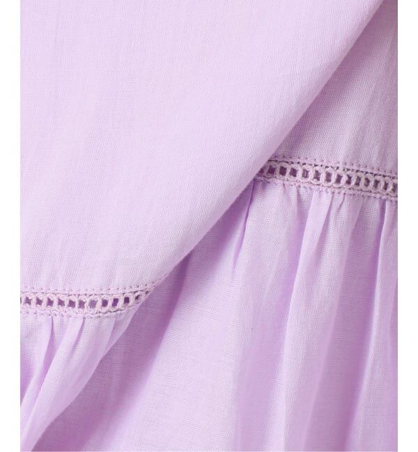 SLOBE IENA「《予約》コットンボイルティアードワンピース」|ワンピース|