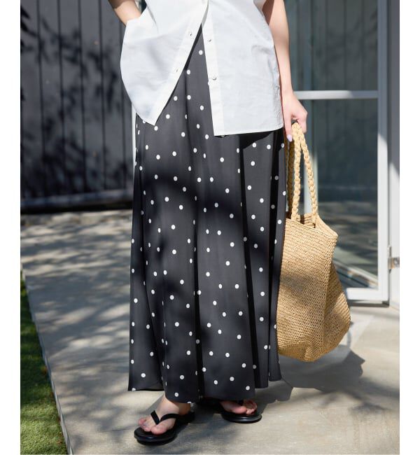 SLOBE IENA「《3サイズ展開/シリーズあり/追加予約》フィブリルマーメイドフレアスカート」|スカート|