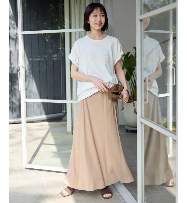 SLOBE IENA「《3サイズ展開/シリーズあり/追加予約》フィブリルマーメイドフレアスカート」|スカート|
