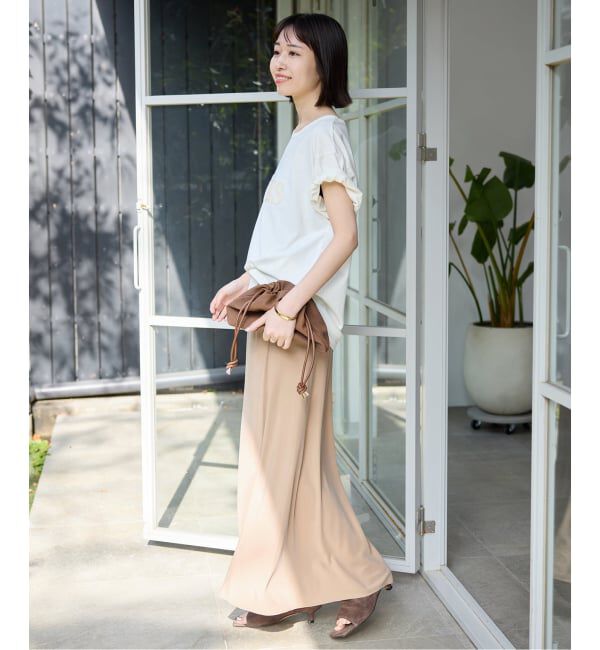 SLOBE IENA「《3サイズ展開/シリーズあり/追加予約》フィブリルマーメイドフレアスカート」|スカート|