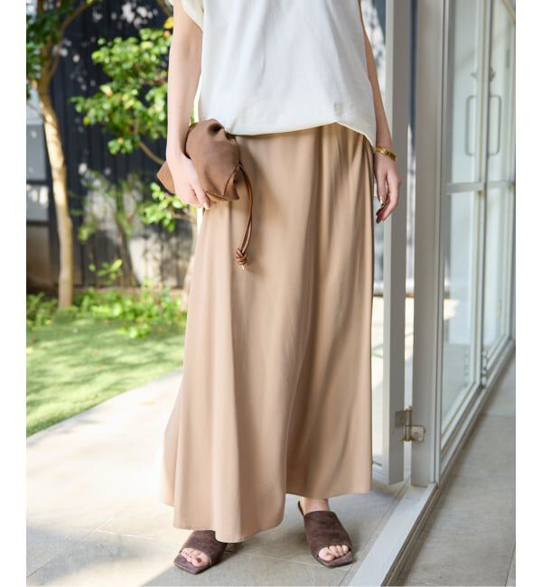 SLOBE IENA「《3サイズ展開/シリーズあり/追加予約》フィブリルマーメイドフレアスカート」|スカート|