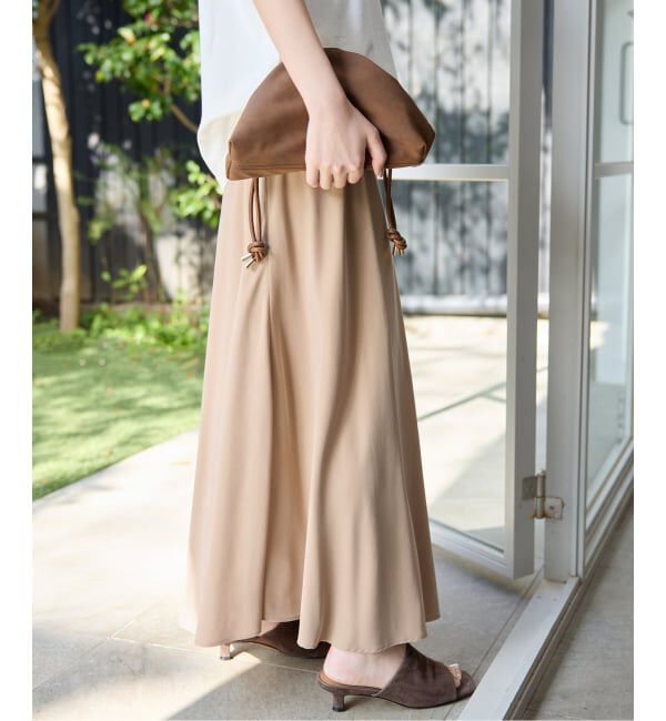 SLOBE IENA「《3サイズ展開/シリーズあり/追加予約》フィブリルマーメイドフレアスカート」|スカート|