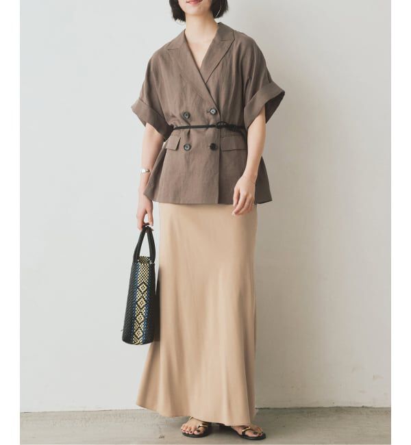 SLOBE IENA「《3サイズ展開/シリーズあり/追加予約》フィブリルマーメイドフレアスカート」|スカート|