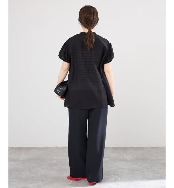 IENA「《予約》ウォッシャブルシルキーサテンイージーパンツ」|その他|