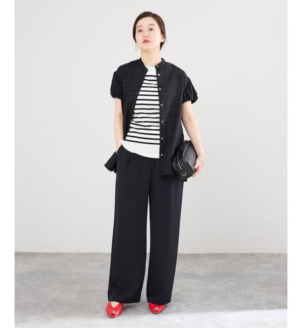 IENA「《予約》ウォッシャブルシルキーサテンイージーパンツ」|その他|