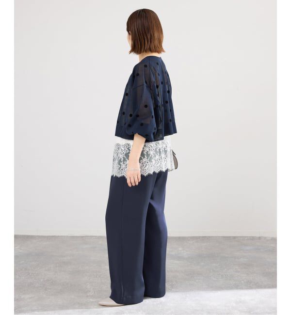 IENA「《予約》ウォッシャブルシルキーサテンイージーパンツ」|その他|