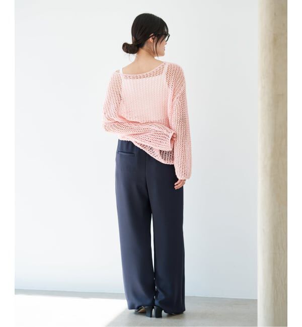 IENA「《予約》ウォッシャブルシルキーサテンイージーパンツ」|その他|