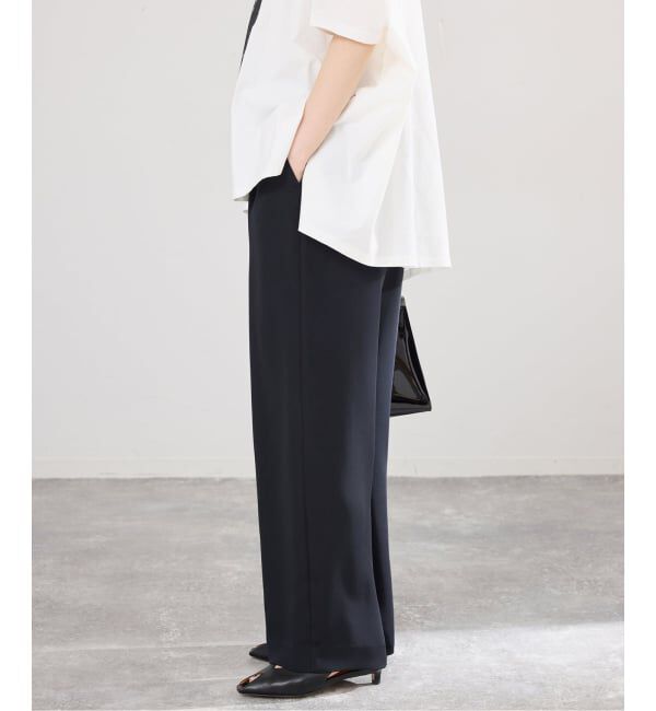 IENA「《予約》ウォッシャブルシルキーサテンイージーパンツ」|その他|