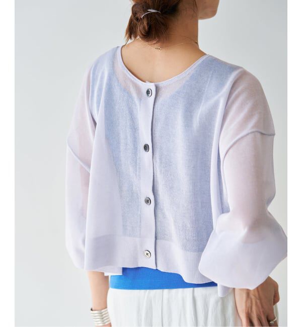 IENA「《追加3予約》FILMY COTTONカーディガン」|カーディガン|