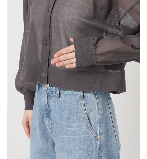 IENA「《追加3予約》FILMY COTTONカーディガン」|カーディガン|