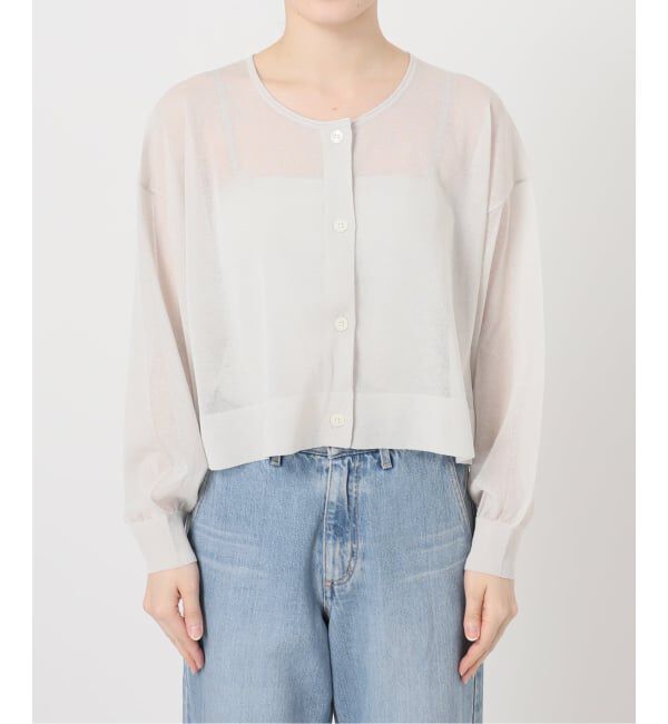 IENA「《追加3予約》FILMY COTTONカーディガン」|カーディガン|