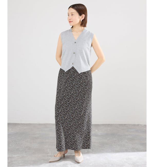 IENA「《セットアップ対応/予約》ソフトヴィンテージフラワースカート」|スカート|