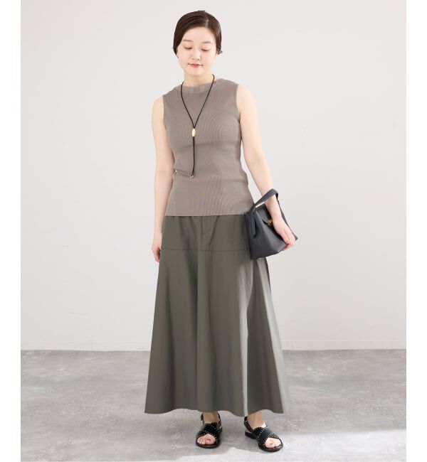 IENA「《予約/洗濯機洗い可》チノライクスカート」|スカート|