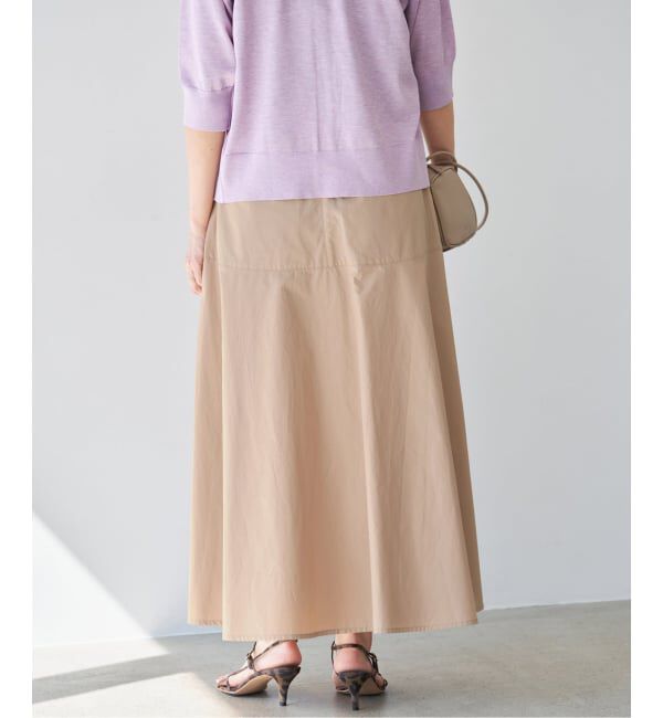 IENA「《予約/洗濯機洗い可》チノライクスカート」|スカート|