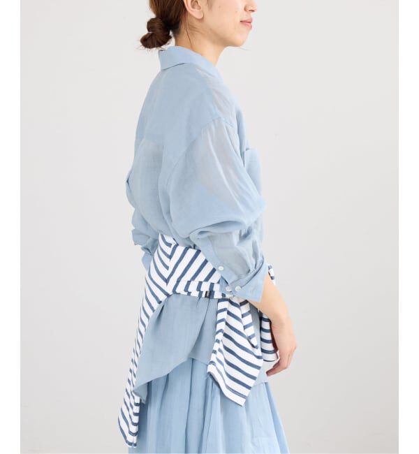 IENA「《セットアップ対応/予約》ラミーレギュラーカラーシャツ」|シャツ・ブラウス|