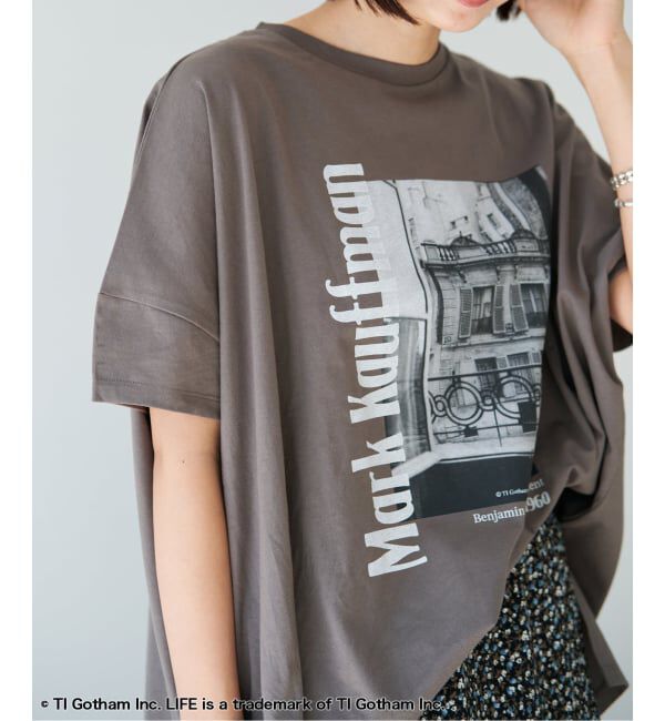 IENA「《予約》LIFE PICTURE COLLECTION　PHOTO Tシャツ」|Tシャツ・カットソー|ブラック A