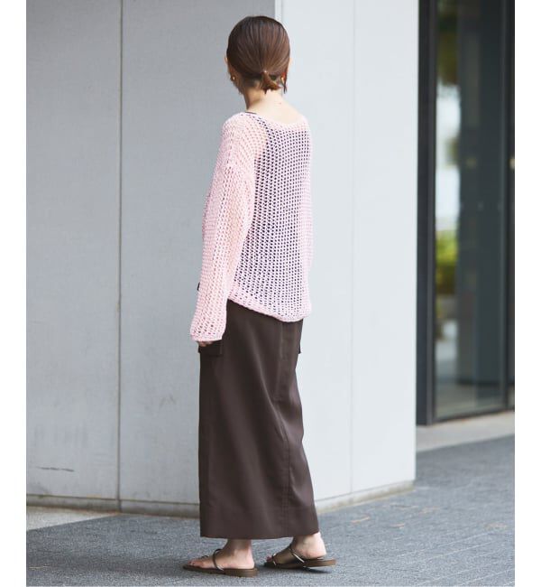 IENA「《予約》ハイツイストペンシルロングスカート」|スカート|