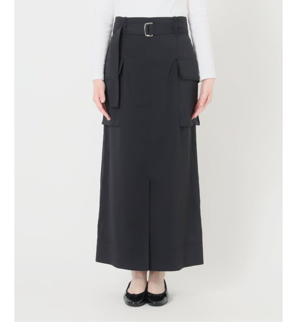 IENA「《予約》ハイツイストペンシルロングスカート」|スカート|