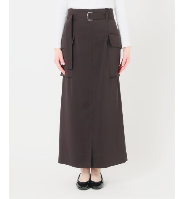 IENA「《予約》ハイツイストペンシルロングスカート」|スカート|