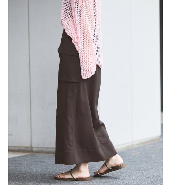 IENA「《予約》ハイツイストペンシルロングスカート」|スカート|