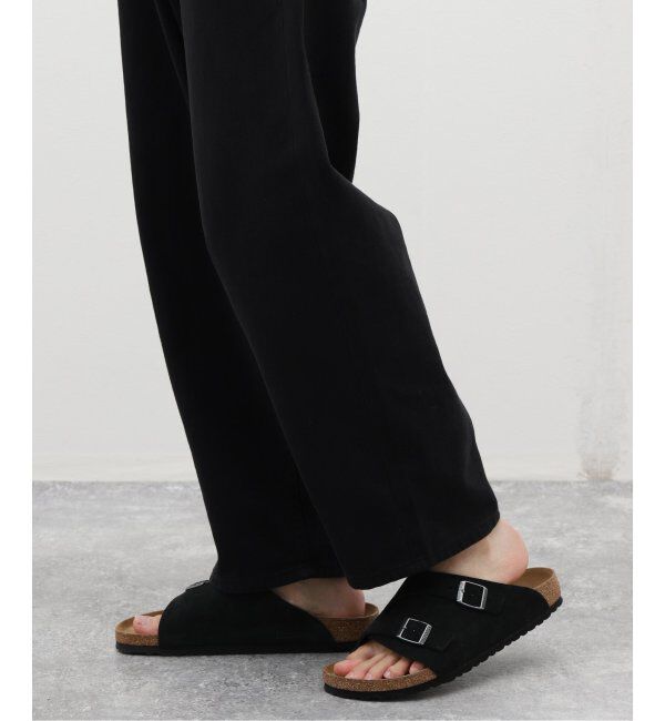 EDIFICE「BIRKENSTOCK (ビルケンシュトック) ZURICH BLACK SUEDE 1025060」|サンダル|