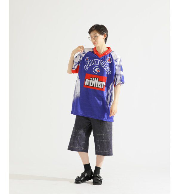Paris Saint-Germain「【Poggy &times; Paris Saint-Germain】DEAR PSG PRINTED BAGGY SHORTS」|デニム|