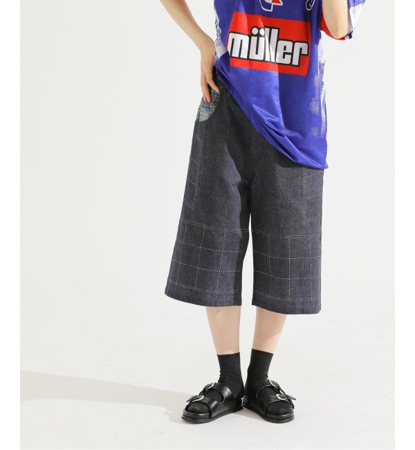 Paris Saint-Germain「【Poggy &times; Paris Saint-Germain】DEAR PSG PRINTED BAGGY SHORTS」|デニム|