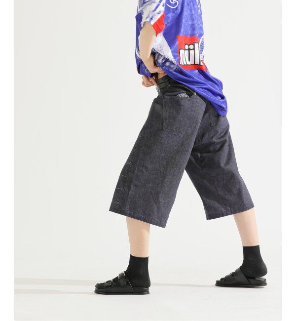 Paris Saint-Germain「【Poggy &times; Paris Saint-Germain】DEAR PSG PRINTED BAGGY SHORTS」|デニム|