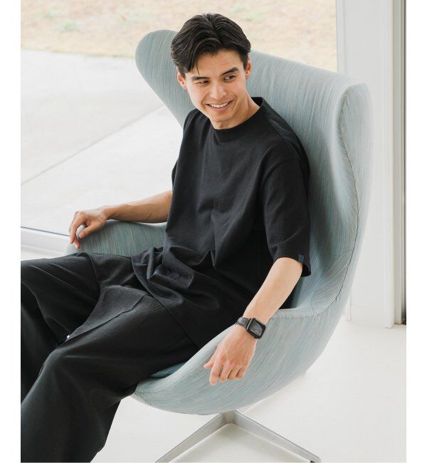 EDIFICE「LOOPWHEELER for LOWERCASE ツリテンジク ビッグTシャツ」|Tシャツ・カットソー|